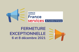 Espace France Services | Fermeture exceptionnelle